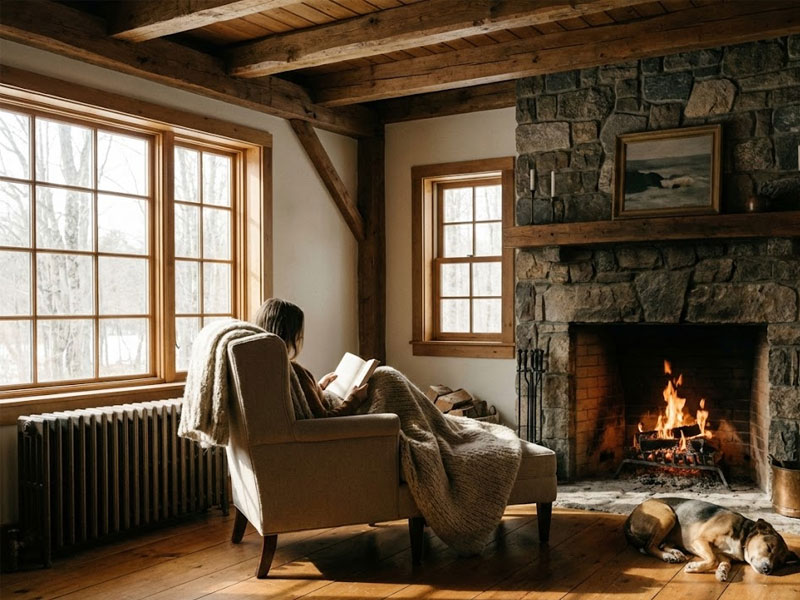 interior confortable tras mejorar el aislamiento térmico de la vivienda